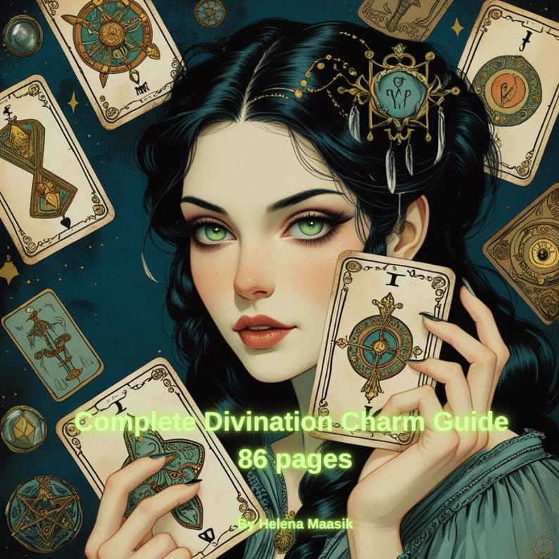 63 Metal Divination Charms, Oracle Casting Set for Intuition and ...