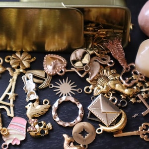 Lenormand Golden Charm Set/Fortune Teller Lenormand Set/CharmCasting Set/Le Petit Lenormand/Charm Divination