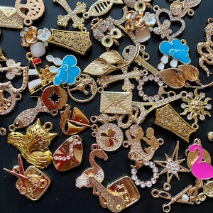 Golden Lenormand - Unlock Your Fortune with Glittering Gold Lenormand Charms - A Rare and Stunning Divination Tool