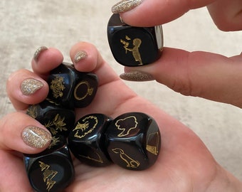 Lenormand casting dice set, Intuitive divinations tools