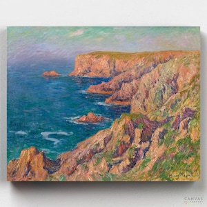 Premium Paint by Numbers Kit - Île de Groix - Henry Moret - Canvas by Numbers