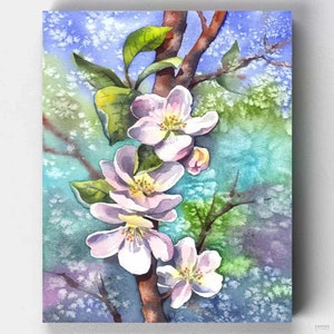 Premium Paint by Numbers Kit - Flourish - Anna Petunova - Canvas by Numbers