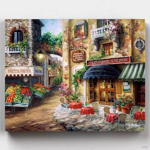 Buon Appetito Premium Paint by Numbers - Buon Appetito - Nicky Boehme - Licensed Painting Kit - Canvas by Numbers