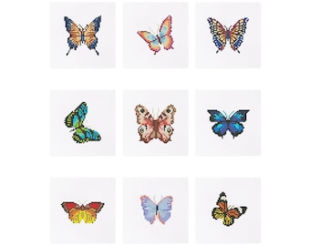 Butterfly Collection 1 - Mini Diamond Painting Kit - 5D Diamond Painting Kits for Adult - DIY Gift, Birthday & Christmas Gift