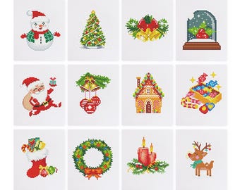 Christmas Collection 3 - Mini Diamond Painting Kit - 5D Diamond Painting Kits for Adult - DIY Gift, Birthday & Christmas Gift
