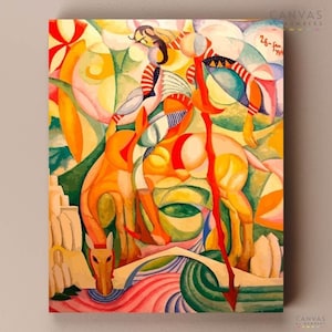 Premium Paint by Numbers Kit - Don Quijote - Amadeo de Souza - Canvas by Numbers