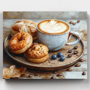 Premium Paint by Numbers Kit - Good Morning - Paint by Numbers - Canvas by Numbers
