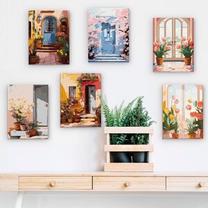 Charming Doors – Mini Paint by Numbers Set
