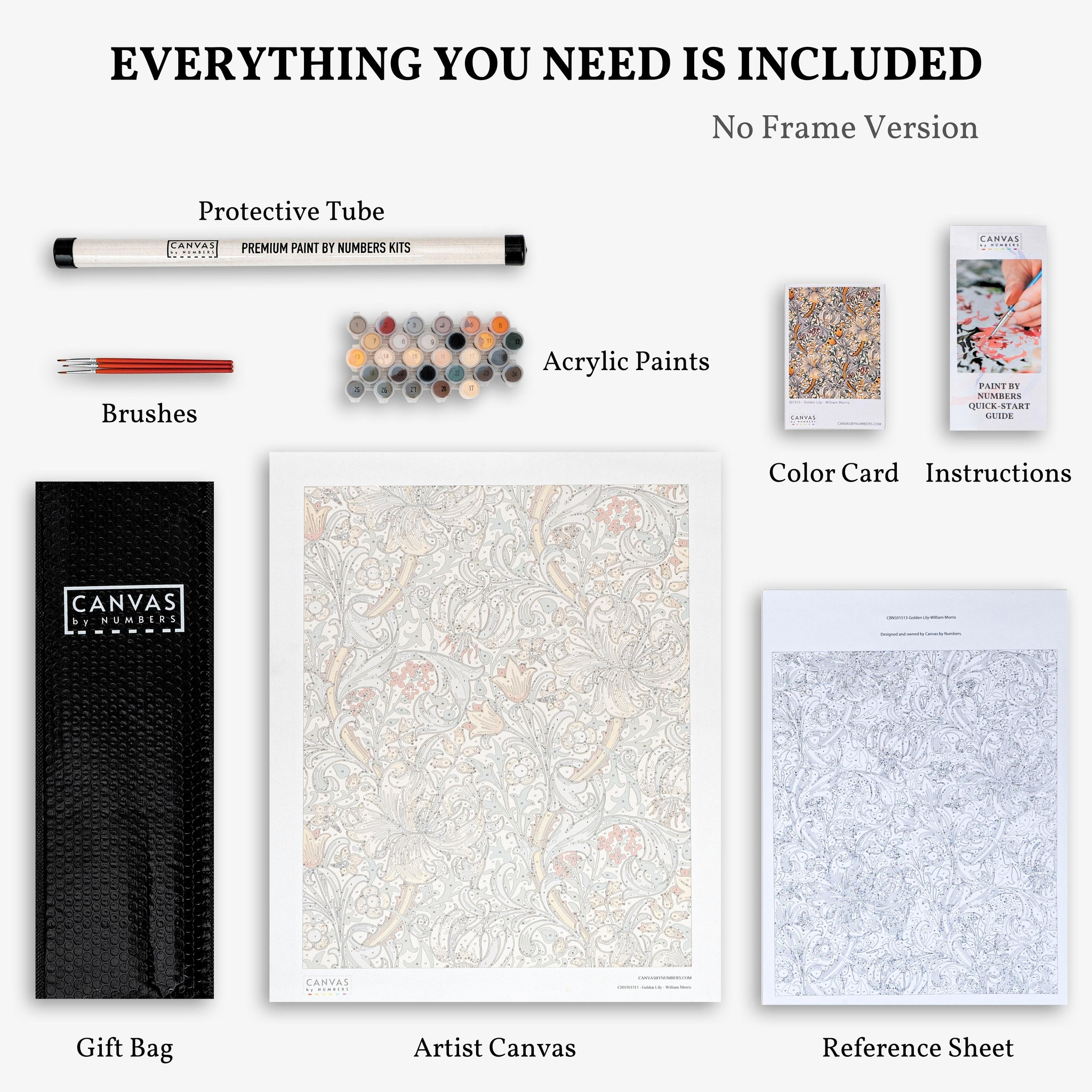 Premium Paint by Numbers Kit - American Gothic - Grant Wood