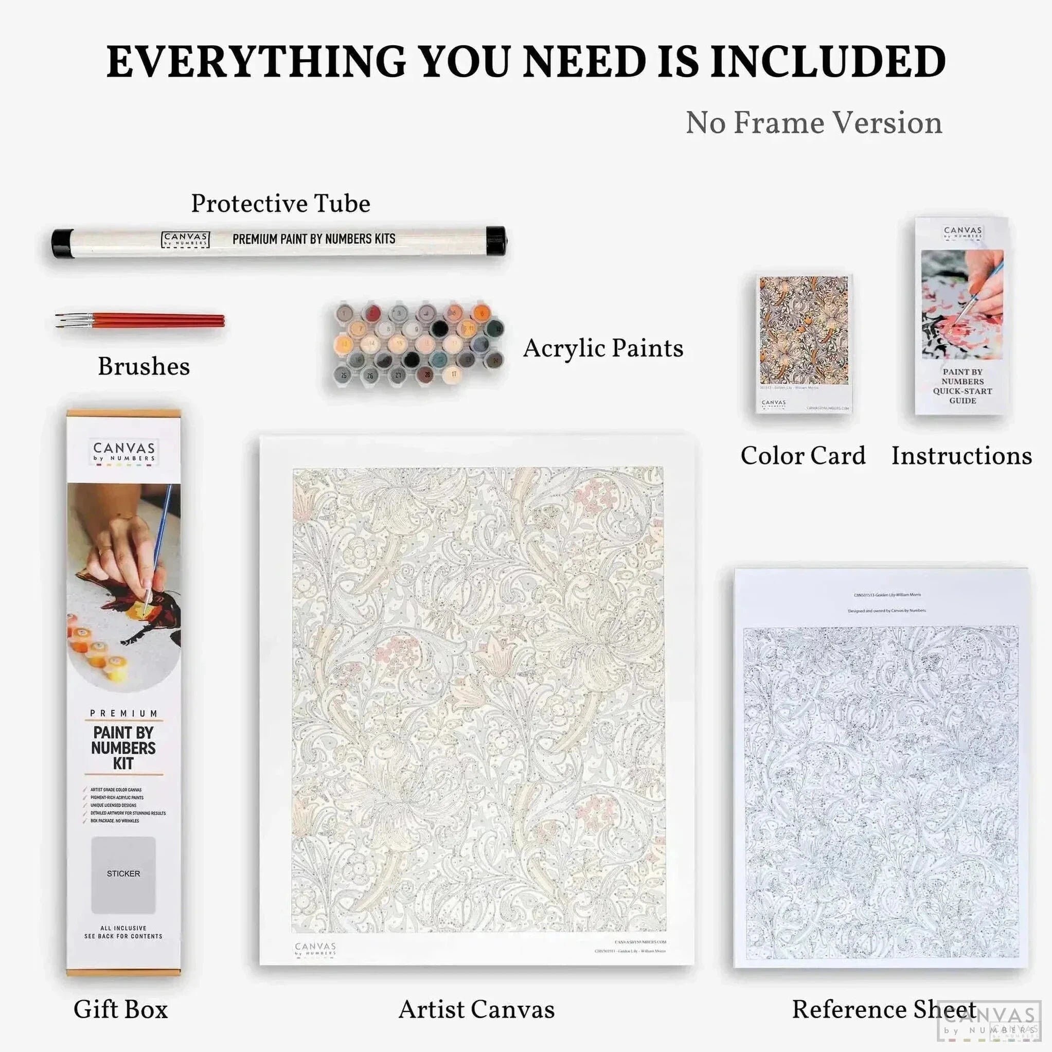 Premium Paint by Numbers Kit - the Four Seasons - Paint by Numbers ...