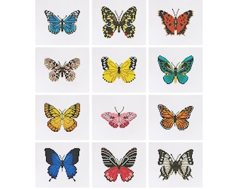 Butterfly Collection 2 - Mini Diamond Painting Kit - 5D Diamond Painting Kits for Adult - DIY Gift, Birthday & Christmas Gift