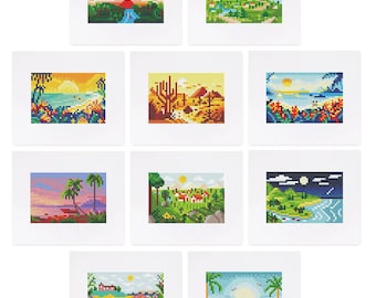 Landscapes Collection - Mini Diamond Painting Kit - 5D Diamond Painting Kits for Adult - DIY Gift, Birthday & Christmas Gift
