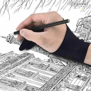 Artist Glove for Paint by Numbers - Professional Tool - Protect your canvas from sweat and accidental smudging of your paint