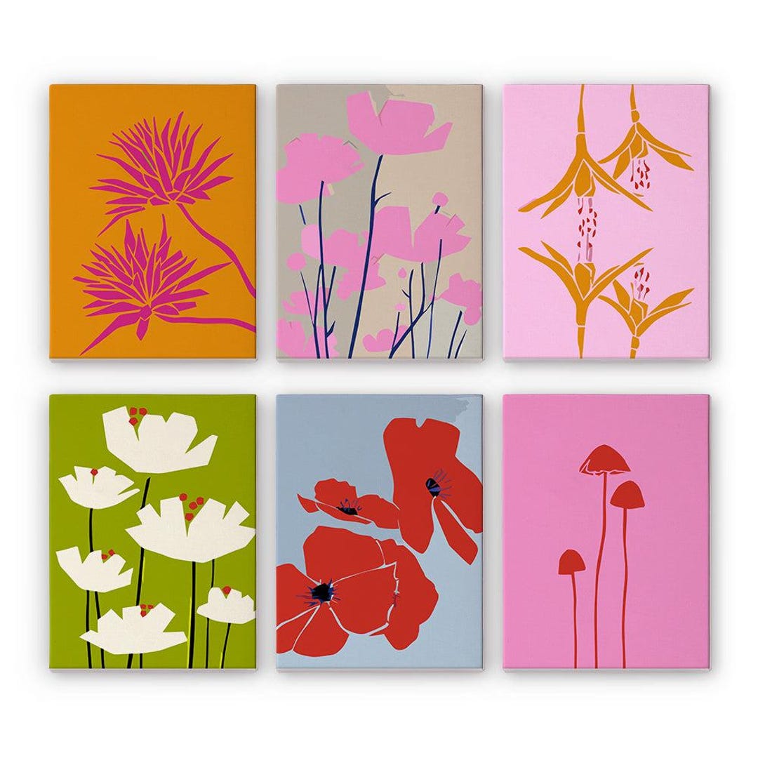 UNIQUORS Paint By Numbers Adults, Colourful Flowers Potted Diy Pre A 859570 - View #3