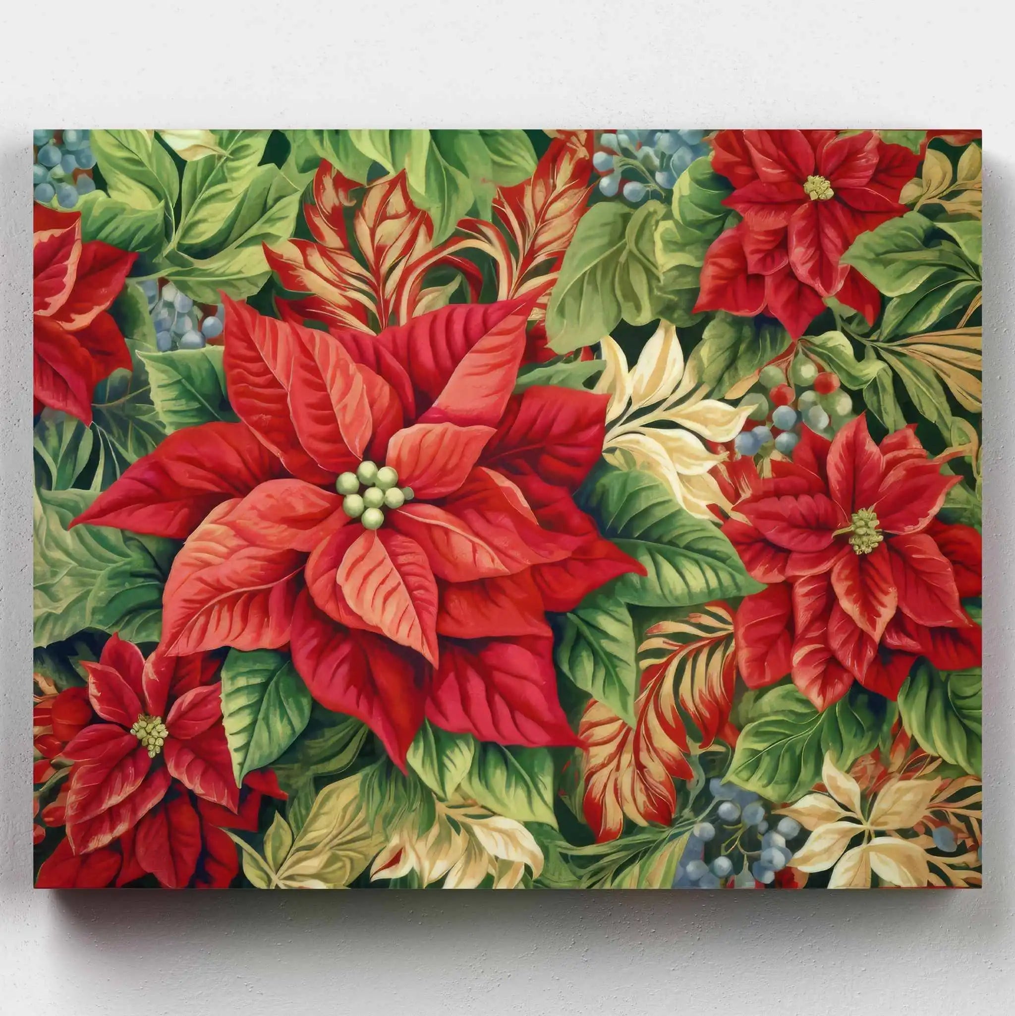 Premium Malen nach Zahlen Kit - Weihnachtssterne - Malen nach Zahlen -  Etsy.de