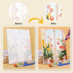 Charming Doors – Mini Paint by Numbers Set