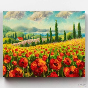 Premium Paint by Numbers Kit - Tuscany Landscape - Boyan Dimitrov - Canvas by Numbers