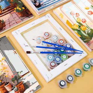 Charming Doors – Mini Paint by Numbers Set