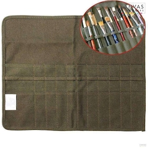 Premium Paint by Numbers - Roll Up Canvas Paint Brush Case For Artists