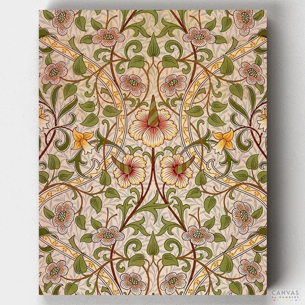 Paint by Number William Morris - Etsy UK