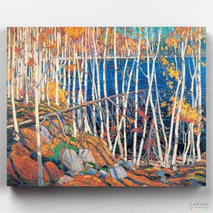 Kit Premium de pintura por números - En Northland - Tom Thomson - Lienzo por números