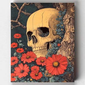 Premium Paint by Numbers - Ephemeral Beauty - Canvas Painting Set - Canvas by Numbers