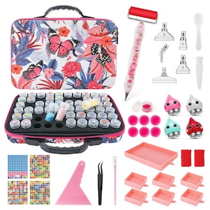 Premium Diamond Painting - Diamond Painting Storage Set - 5D Diamond Painting Kits for Adult - DIY Gift, Birthday & Christmas Gift