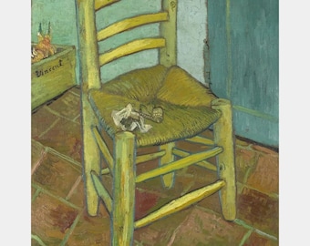 Premium Diamond Painting (Standard Size) - Van Gogh's Chair - Diamond Painting - 5D Diamond Painting Kits for Adult - DIY Gift