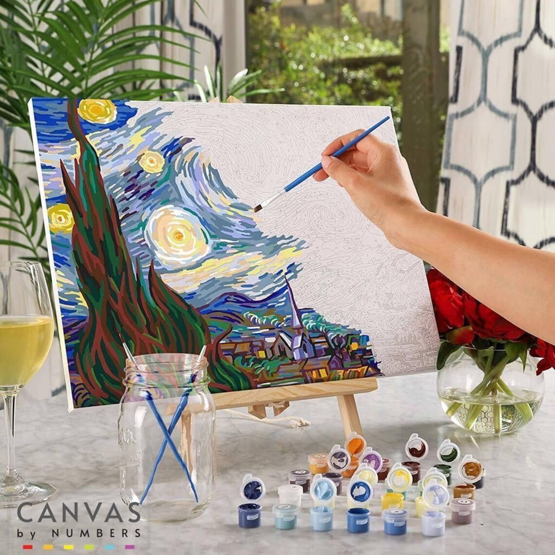 Paint by Numbers Tree of Life William Morris Etsy