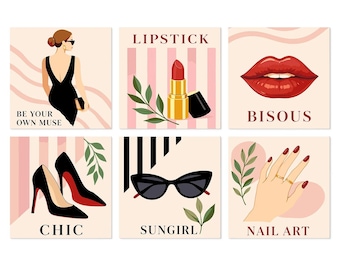 Fashionista Chic - Mini Paint by Numbers Set