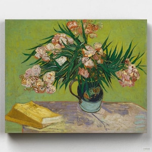 Premium Paint by Numbers Kit - Oleanders - Vincent Van Gogh - Canvas by Numbers