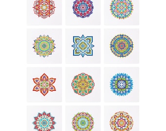 Mandala Collection - Diamond Painting Mini Kit - 5D Diamond Painting Kits for Adult - DIY Gift, Birthday & Christmas Gift