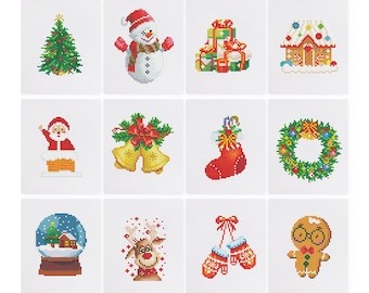 Christmas Collection 1 - Mini Diamond Painting Kit - 5D Diamond Painting Kits for Adult - DIY Gift, Birthday & Christmas Gift