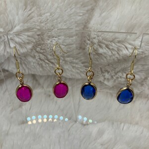 Colorful Gem Earrings image 2