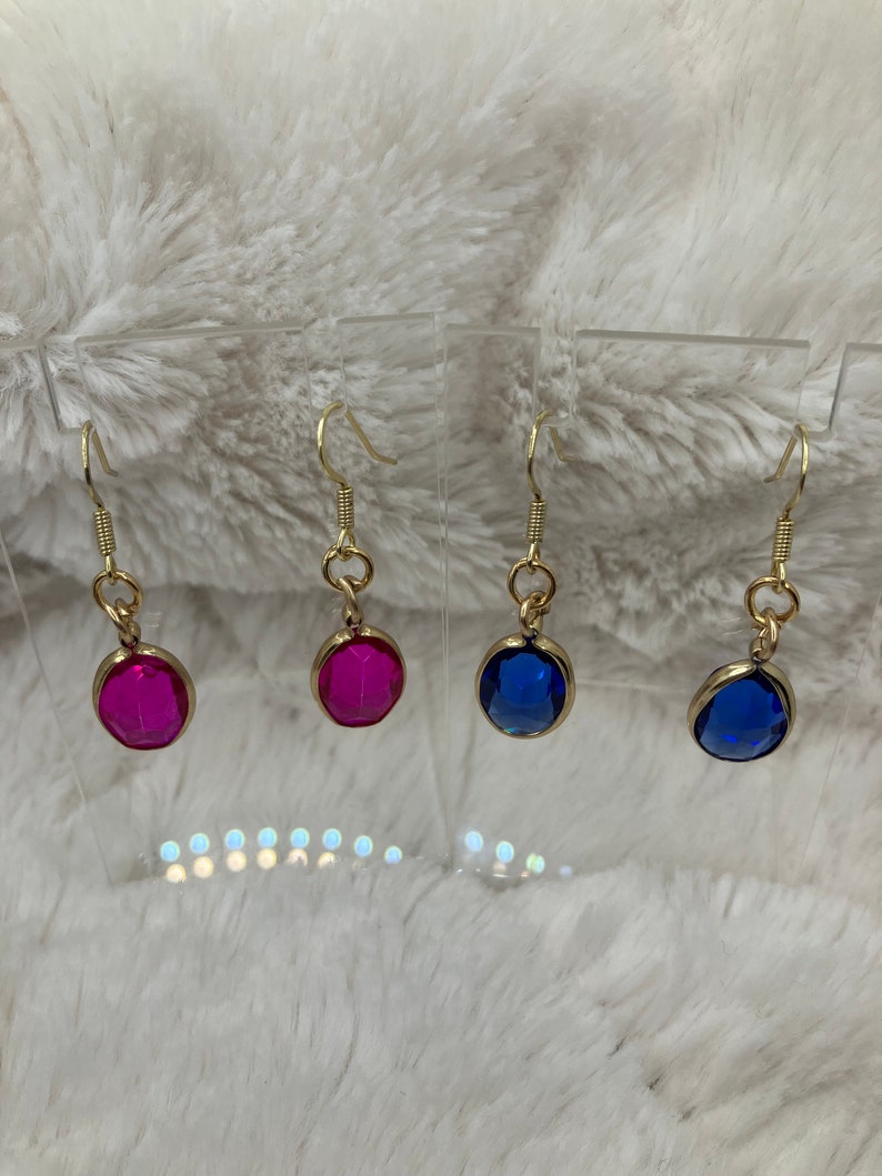 Colorful Gem Earrings image 2