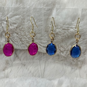 Colorful Gem Earrings image 1