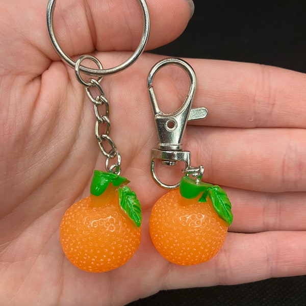 Orange Fruit Keychains
