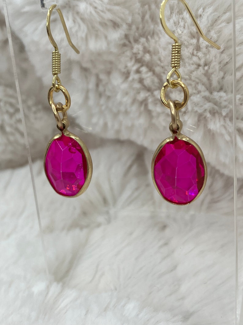 Colorful Gem Earrings image 6