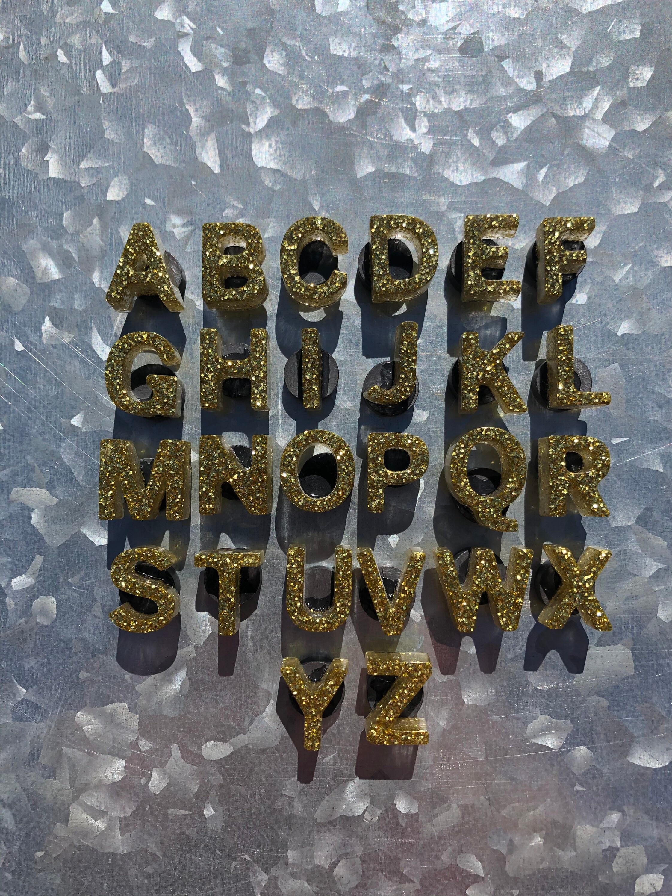 Handmade Resin Alphabet Set Etsy