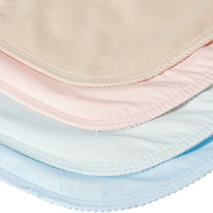 4 Pack 34x36 in Washable Bed Pads/Reusable Incontinence Underpads 34 x 36 Blue, Green, Tan and Pink Ideal for Kids and Adults image 2