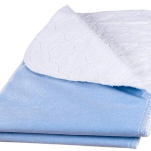 36x72 Reusable Adult Bed Pads Underpad Hospital Grade Incontinence Washable-Blue