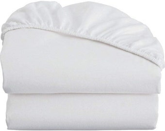 Soft-Fit Knitted Contour Fitted Sheets (2pk), 35x85x14