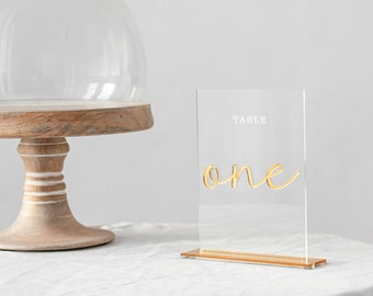 Gold Table Numbers | Table Numbers | Acrylic Table Numbers | Table Number Wedding , Centerpieces Luxury Decorations, Wedding Table Number