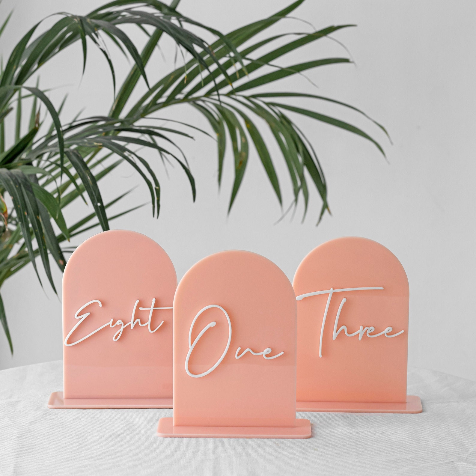 Arch Table Numbers Table Numbers Acrylic Table Numbers Table Number