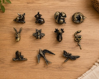 Cast Iron Animal Cabinet Knobs – Rustic Drawer Pulls
