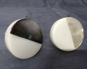 Handmade Marble & Mother of Pearl Cabinet Knob: Decorative Door Handle