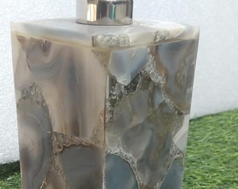 Natural Agate Soap Dispenser