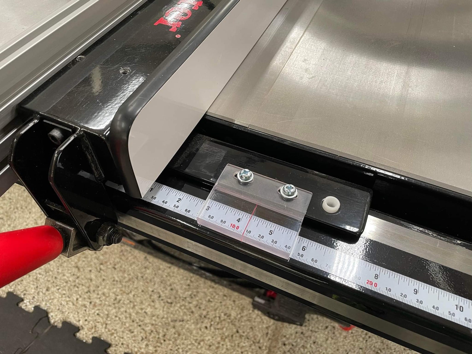 Precision Table Saw Fence Cursor for Sawstop Tglide Shop Fox Etsy