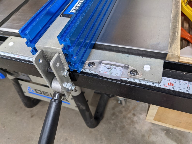 Cursor de guía de sierra de mesa de policarbonato de precisión, compatible con Delta 36-725, 36-725 T-2, Ridgid, Shop Fox y Grizzly, con ventana indicadora. imagen 3