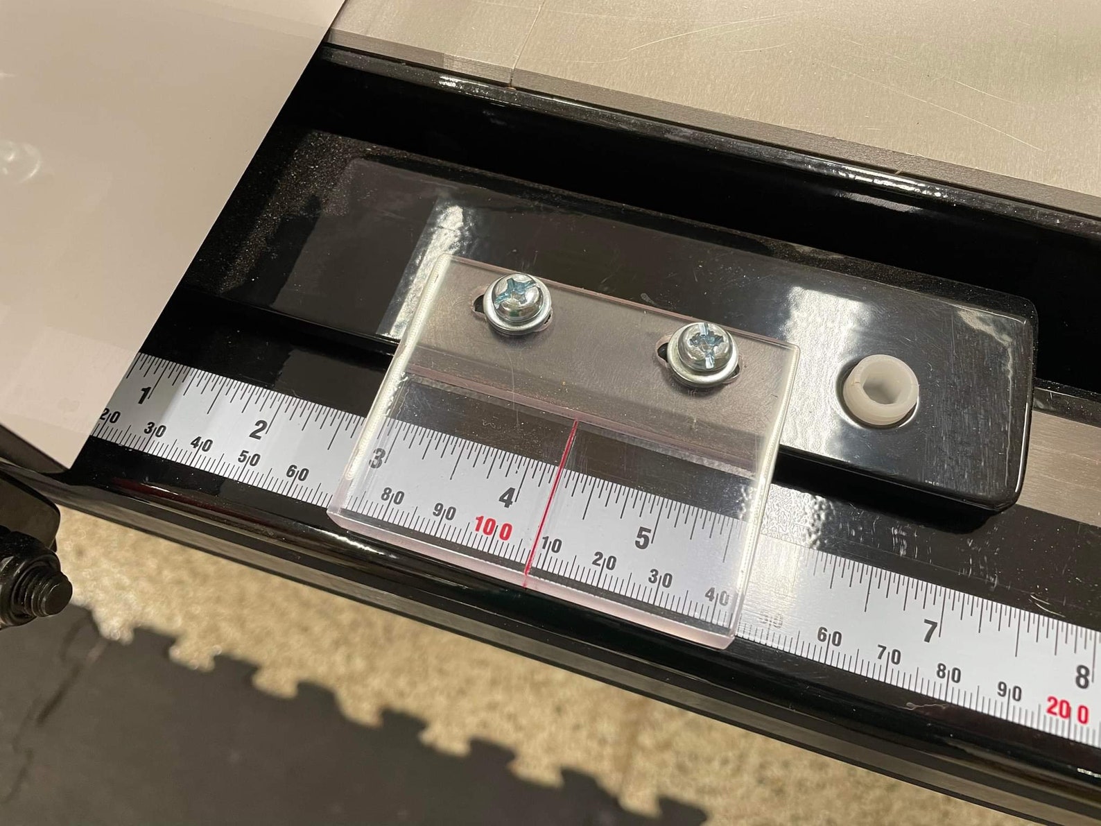 Precision Table Saw Fence Cursor for Sawstop Tglide Shop Fox Etsy